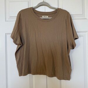 NWOT MADEWELL CROP TEE